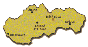 Landkarten Slowakei
